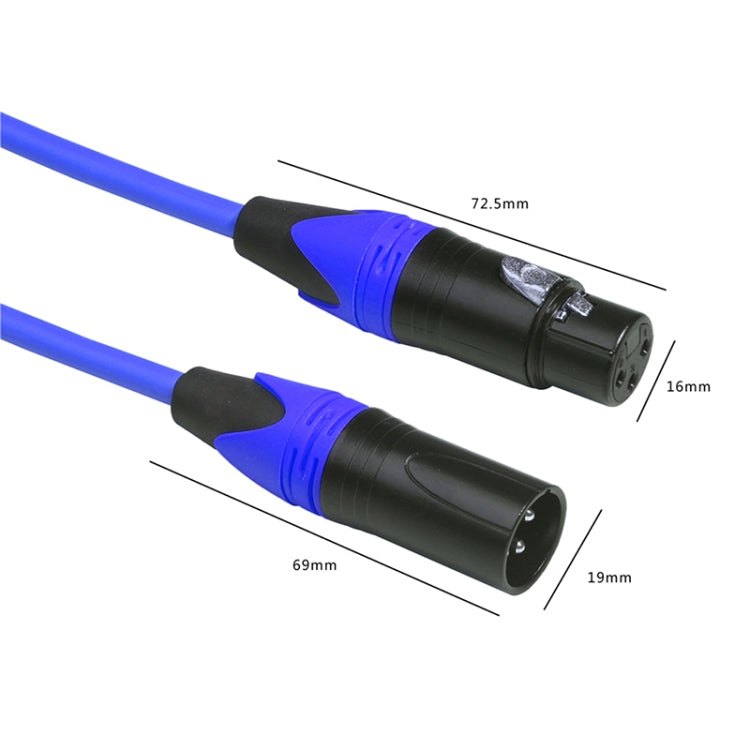 XRL Male to Female Microphone Mixer Audio Cable, Length: 5m