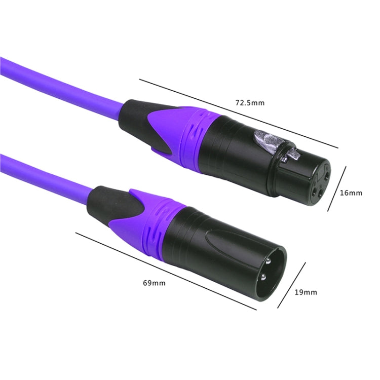 XRL Male to Female Microphone Mixer Audio Cable, Length: 5m