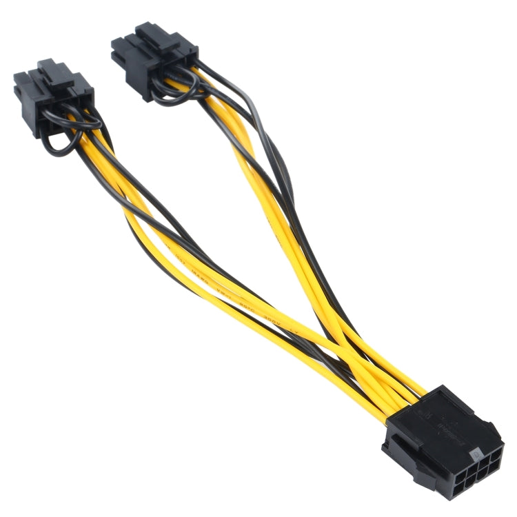 Graphics Card to Dual 8 (6+2) Pin Graphics Card Adapter Power Supply Cable