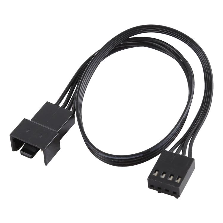 4 Pin Male to Female CPU Fan PWM Deceleration Cable Temperature Control Drop Speed Cord, Length: 28cm