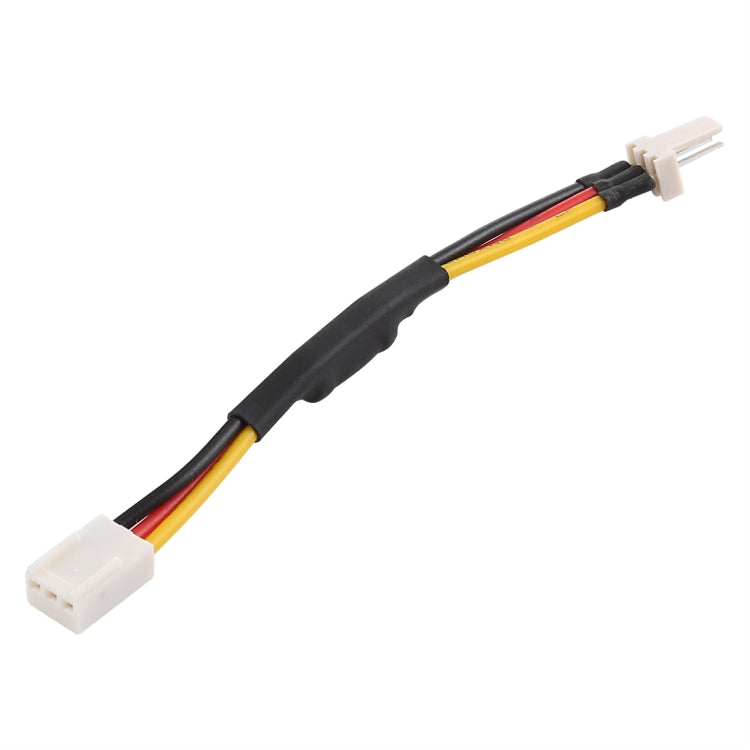 3 Pin Male to Female CPU Fan PWM Deceleration Cable Temperature Control Drop Speed Cord, Length: 11cm
