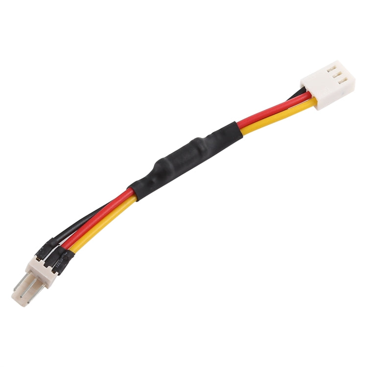 3 Pin Male to Female CPU Fan PWM Deceleration Cable Temperature Control Drop Speed Cord, Length: 11cm