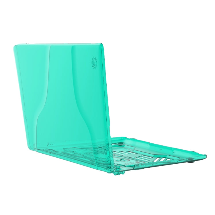 Split Waterproof PC Crystal Laptop Protective Case for Huawei MateBook 13 inch, with Stand & Handle