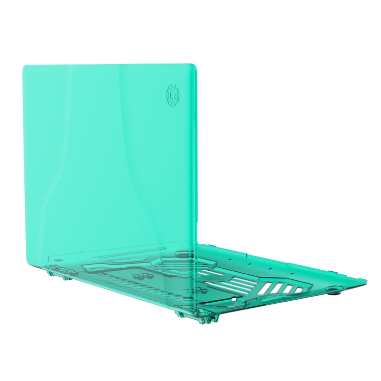 Split Waterproof PC Crystal Laptop Protective Case for Huawei MateBook X Pro, with Stand & Handle