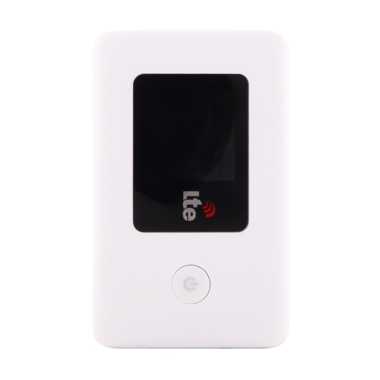 D6 100Mbps 4G LTE Wireless WiFi Router with LCD Screen, Sign Random Delivery(White)