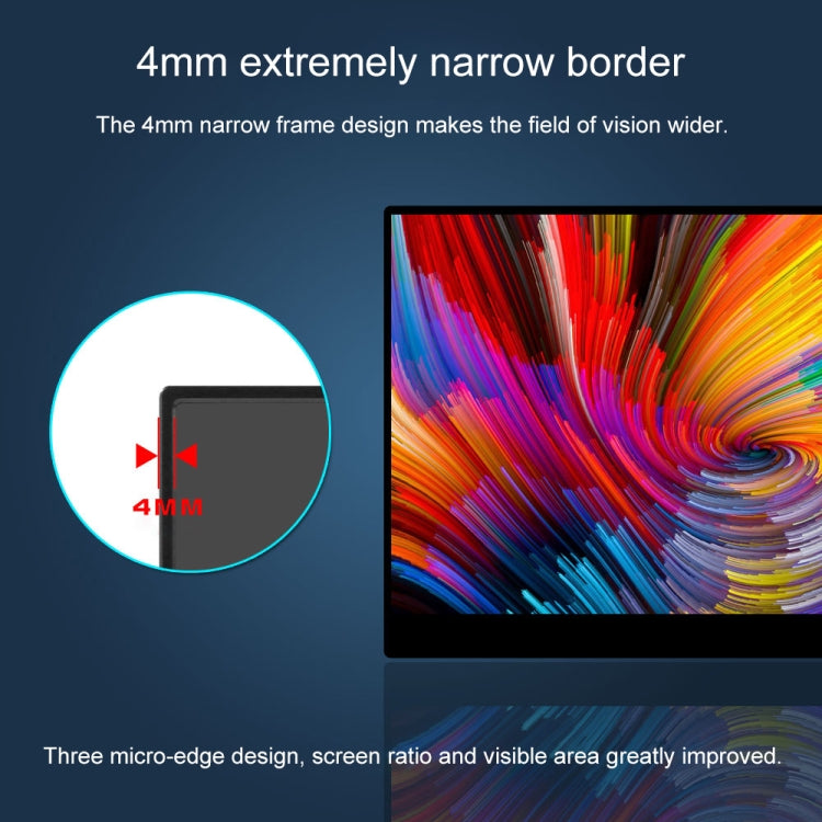 15.6 inch 1080P 178 Degree Wide Angle HD Portable Touch IPS LED Display Monitor