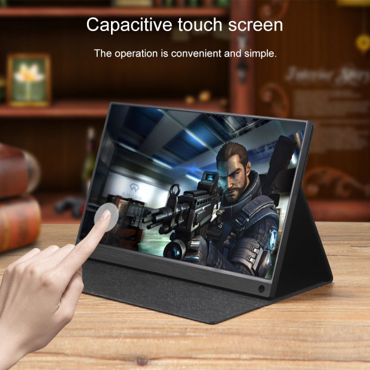 15.6 inch 1080P 178 Degree Wide Angle HD Portable Touch IPS LED Display Monitor