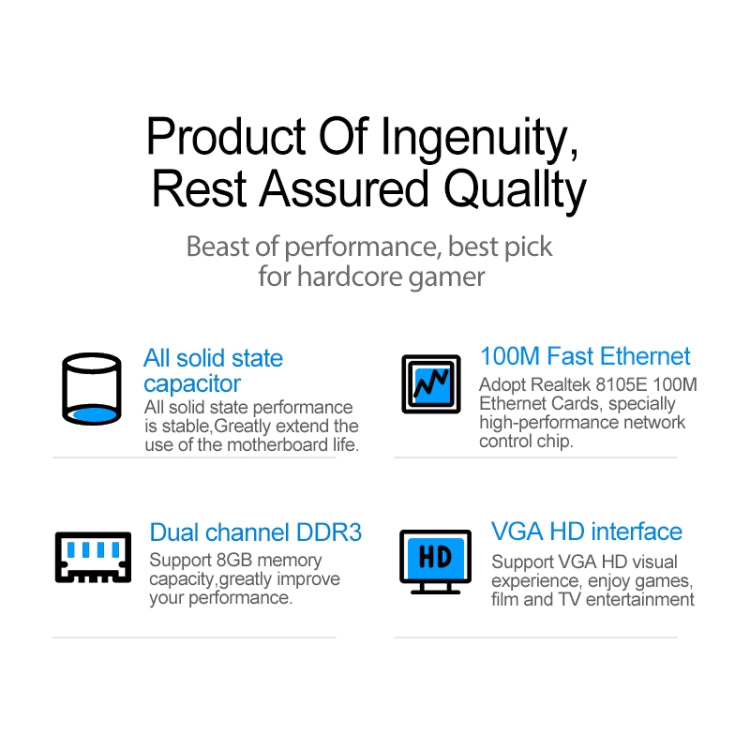 G41 DDR3 Desktop Computer Mainboard, Support for All Series LGA 775 / 771 Processors, Integrated Graphics