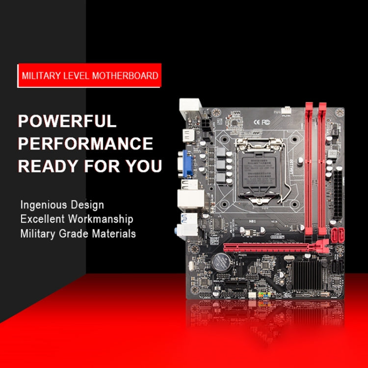 H81 DDR3 Desktop Computer Mainboard, Supports for LGA 1150 Series Processors