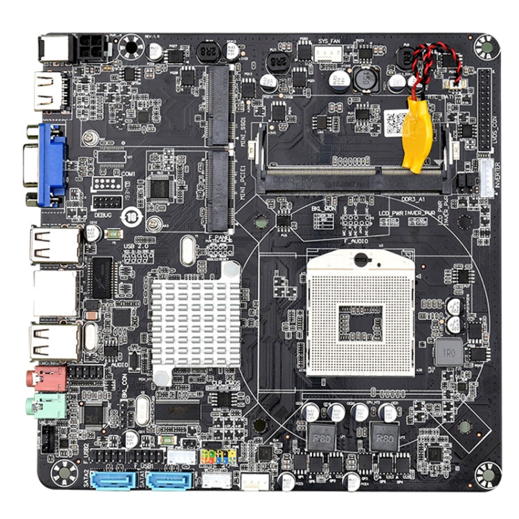 HM55B DDR3 Desktop Computer Mainboard, Support for Intel Pentium / i7 / i5 / i3 Series CPU, Support Wifi