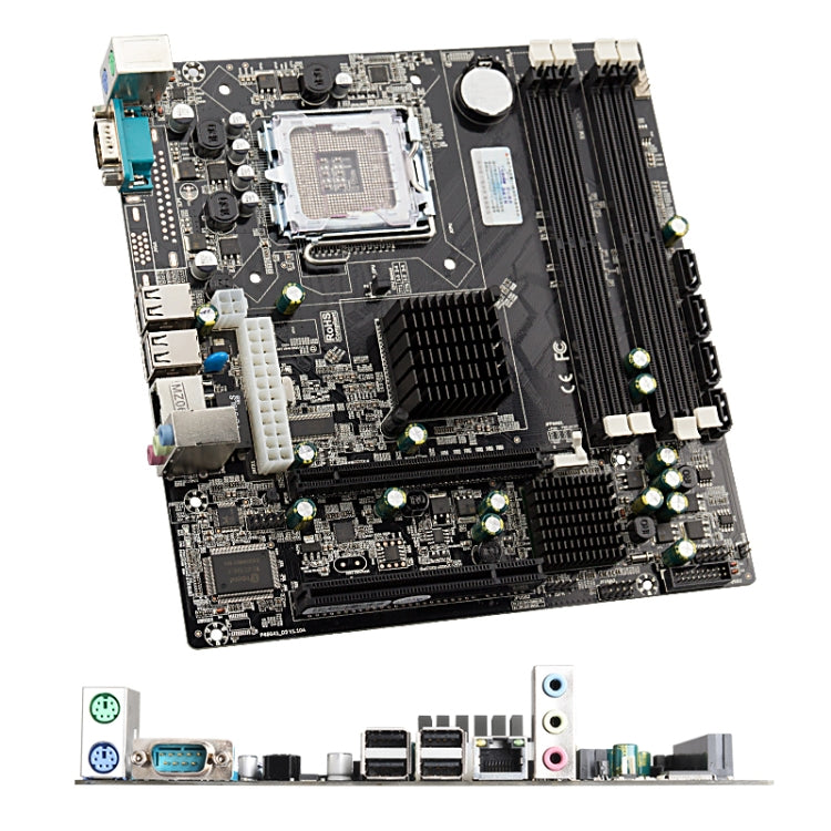 P45 DDR2 Desktop Computer Mainboard, Support for LGA 775 / 771 Series Processor
