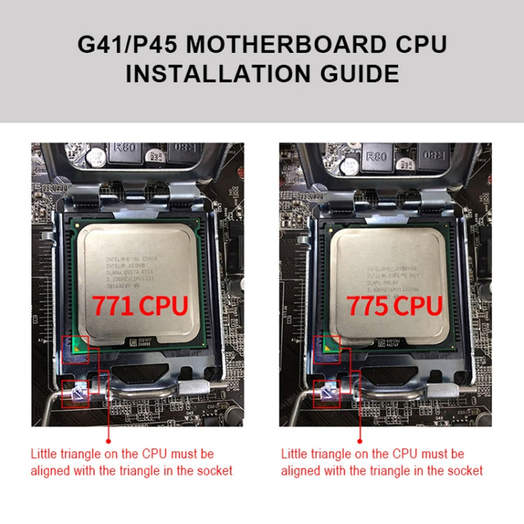 P45 DDR2 Desktop Computer Mainboard, Support for LGA 775 / 771 Series Processor