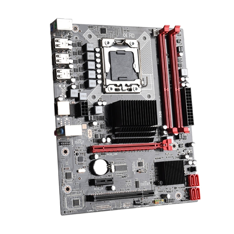 X58 2.0 DDR3 Desktop Computer Mainboard, Support for All Series LGA 1366 Processor, Discrete Graphics