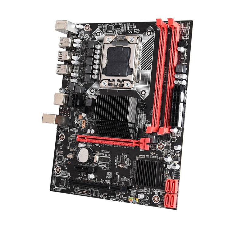 X58 2.0 DDR3 Desktop Computer Mainboard, Support for All Series LGA 1366 Processor, Discrete Graphics
