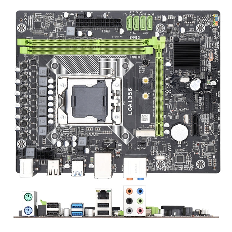X79A 3.0 DDR3 Desktop Computer Mainboard, Support for All Series LGA 1356 Processor, Discrete Graphics