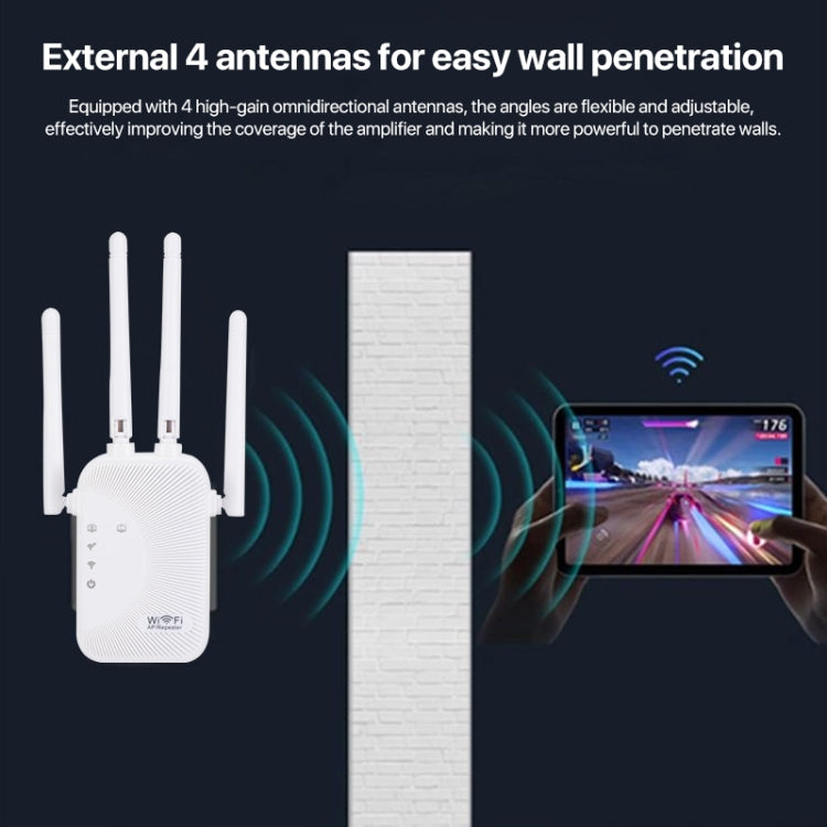 SM-010 Four-antenna 300M Repeater WiFi Wireless Router
