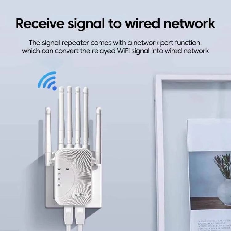 SM-011 Six-antenna 1200M Repeater WiFi Wireless Router