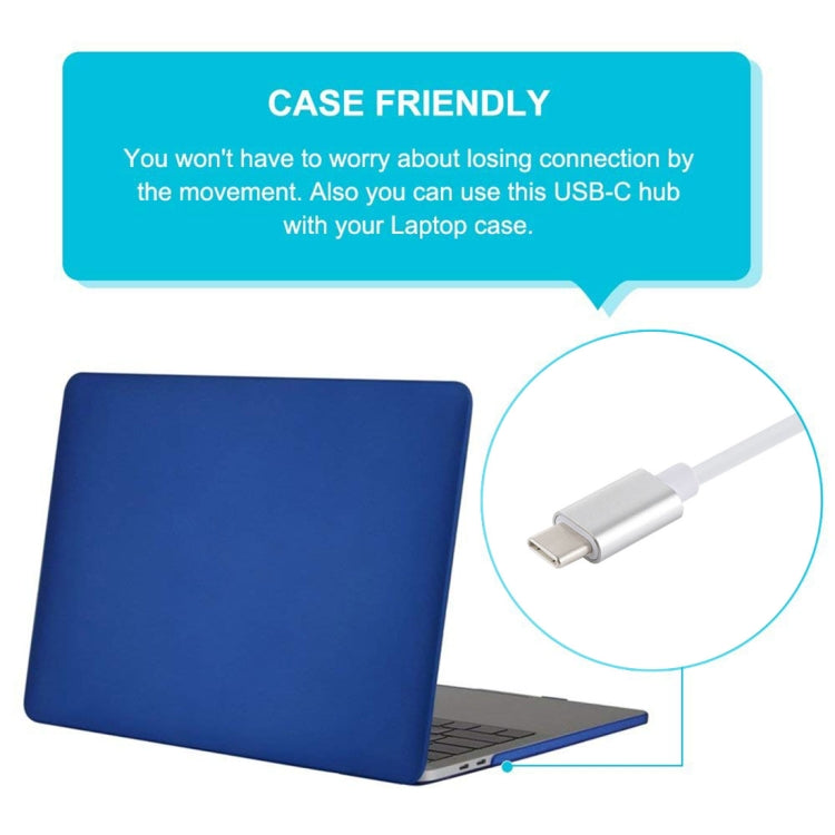 T-809B TF Card Reader + 3 x USB 3.0 Ports to USB-C / Type-C HUB Converter, Cable Length: 13cm