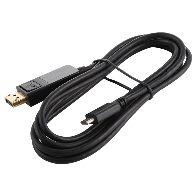 1.8m USB-C / Type-C to DisplayPort DP 4K HDTV Cable (Black)