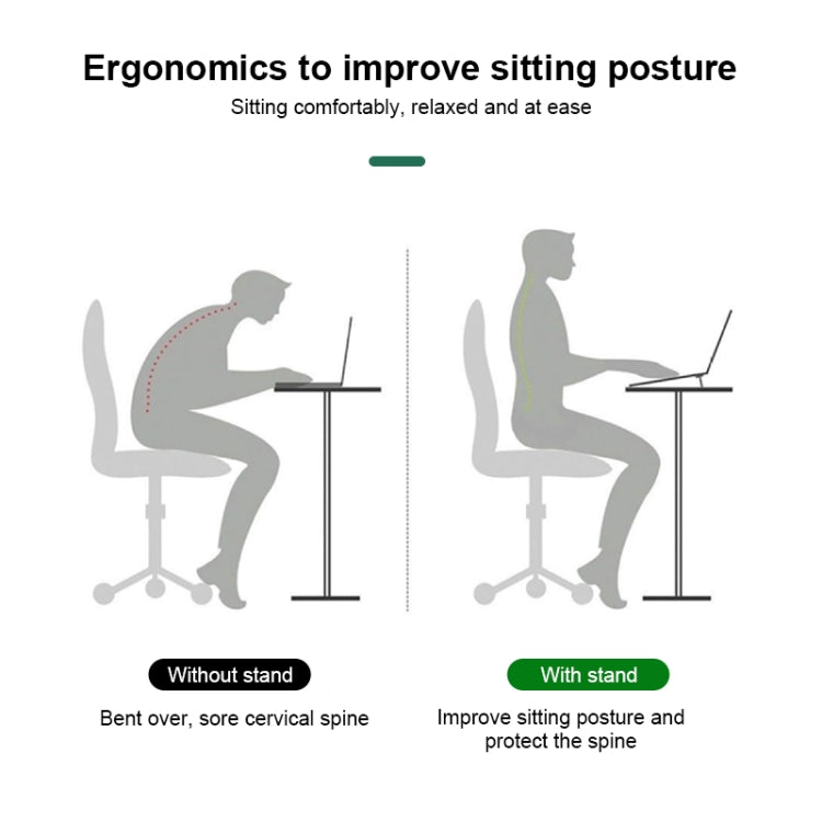 SD-001 Aluminum Alloy Notebook Can Be Raised And Lowered Heat Dissipation Holder