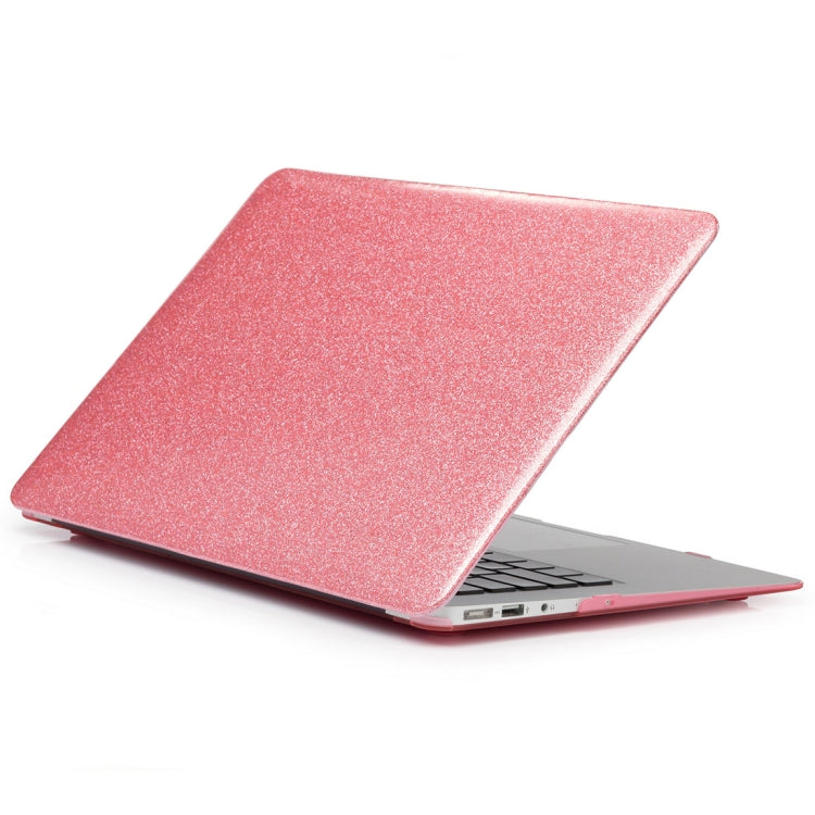 Glittery Powder Laptop PU Leather Paste Case for MacBook 12 inch A1534 (2015 - 2017)