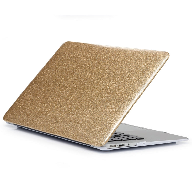 Glittery Powder Laptop PU Leather Paste Case for MacBook 12 inch A1534 (2015 - 2017)