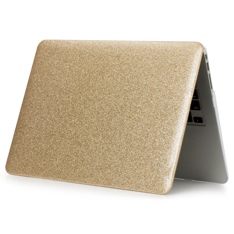 Glittery Powder Laptop PU Leather Paste Case for MacBook 12 inch A1534 (2015 - 2017)