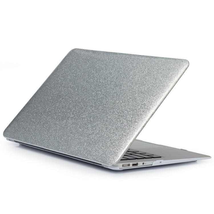 Glittery Powder Laptop PU Leather Paste Case for MacBook 12 inch A1534 (2015 - 2017)