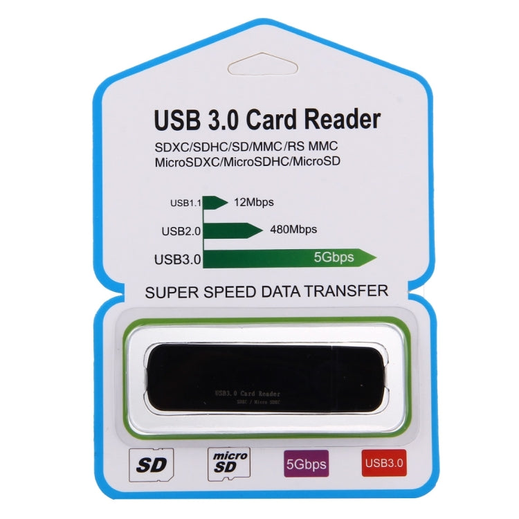 2 in 1 5Gbps USB 3.0 to Micro USB + SD(HC) + Micro SD Card Reader Adapter