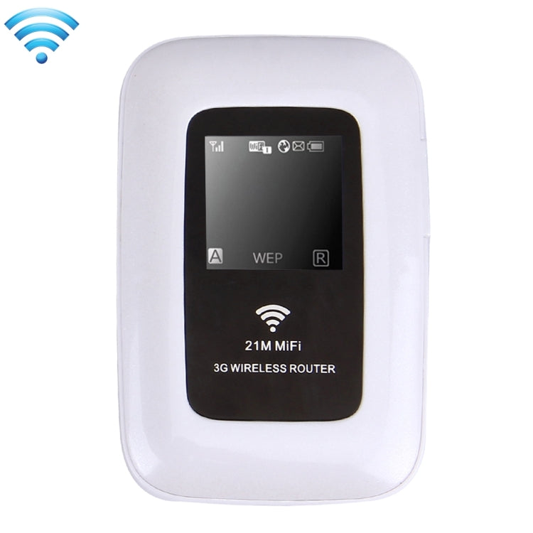 LY80 Pocket 21Mbps High Speed 3G Wireless Mobile Terminal Wifi Router(White)