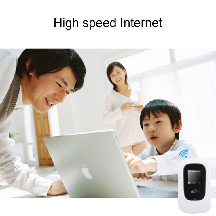 K8 Pocket 150Mbps High Speed 4G Wireless Mobile Wifi Router(White)