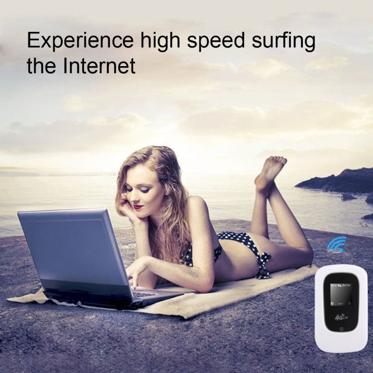 K8 Pocket 150Mbps High Speed 4G Wireless Mobile Wifi Router(White)