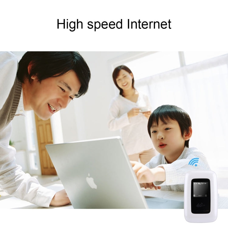 LY60 Pocket 150Mbps High Speed 4G Wireless Mobile Terminal Wifi Router(White)