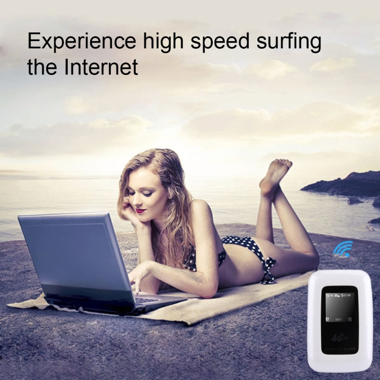 LY60 Pocket 150Mbps High Speed 4G Wireless Mobile Terminal Wifi Router(White)