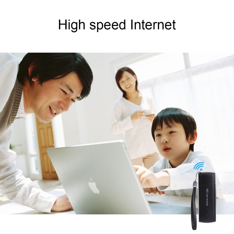 LY8 High Speed 150Mbps USB Stick 4G LTE WiFi Modem(Black)