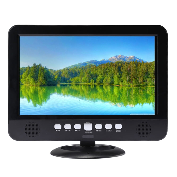 NS-1001 10.1 inch TFT LCD Analog Multimedia Portable Video TV Player, Support TF Card / USB Flash Drive / FM