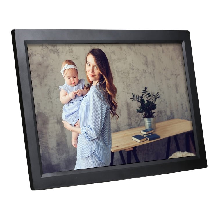 23.6 inch LED Display Digital Photo Frame with Holder & Remote Control, US Plug