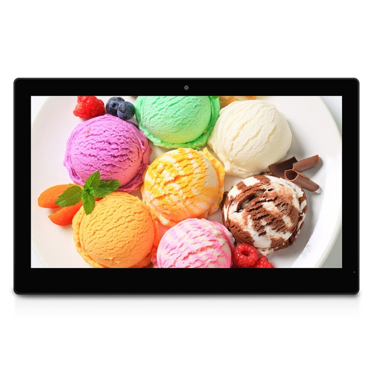 HSD-P537 Touch Screen All in One PC with Holder, 2GB+16GB, 15.6 inch Full HD 1080P Android 7.1, RK3399 Dual-core A72 + Quad-core A53 up to 2.0GHz, Support Bluetooth, WiFi, SD Card, USB OTG(Black)