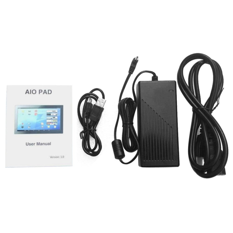HSD-P537 Touch Screen All in One PC with Holder, 2GB+16GB, 15.6 inch Full HD 1080P Android 7.1, RK3399 Dual-core A72 + Quad-core A53 up to 2.0GHz, Support Bluetooth, WiFi, SD Card, USB OTG(Black)
