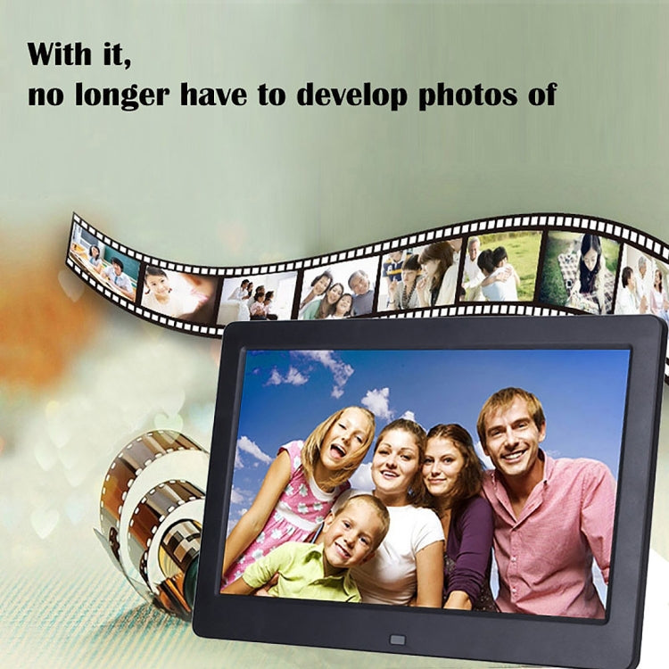 HSD-P520 10.1 inch LCD Display Digital Photo Frame with Holder & Remote Control, Support USB / SD Card Input, Built in Stereo Speaker, EU/US/UK Plug