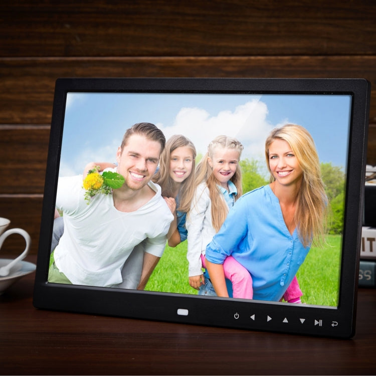 13.0 inch LED Display Digital Photo Frame with Holder / Remote Control, Allwinner, Support USB / SD Card Input / OTG