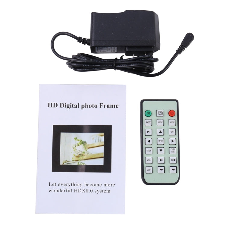 13.0 inch LED Display Digital Photo Frame with Holder / Remote Control, Allwinner, Support USB / SD Card Input / OTG