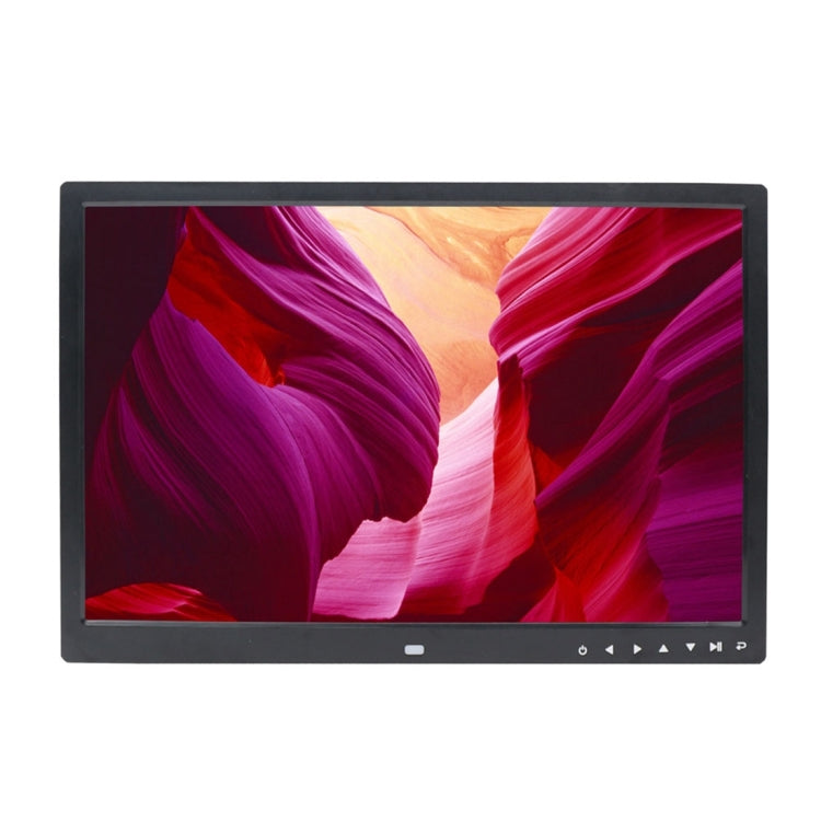17.0 inch LED Display Digital Photo Frame with 7-keys Touch Button Control / Holder / Remote Control, Allwinner Technology, Support USB / SD Card Input / OTG, US/EU/UK Plug