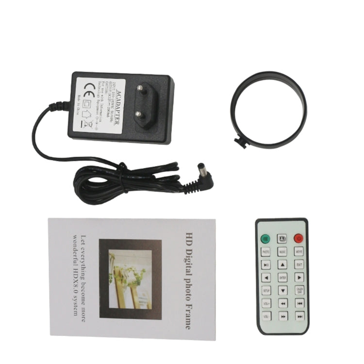 17.0 inch LED Display Digital Photo Frame with 7-keys Touch Button Control / Holder / Remote Control, Allwinner Technology, Support USB / SD Card Input / OTG, US/EU/UK Plug
