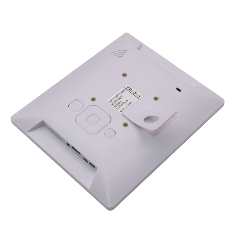 AC 100-240V 8 inch TFT Screen Digital Photo Frame with Holder & Remote Control, Support USB / SD Card Input