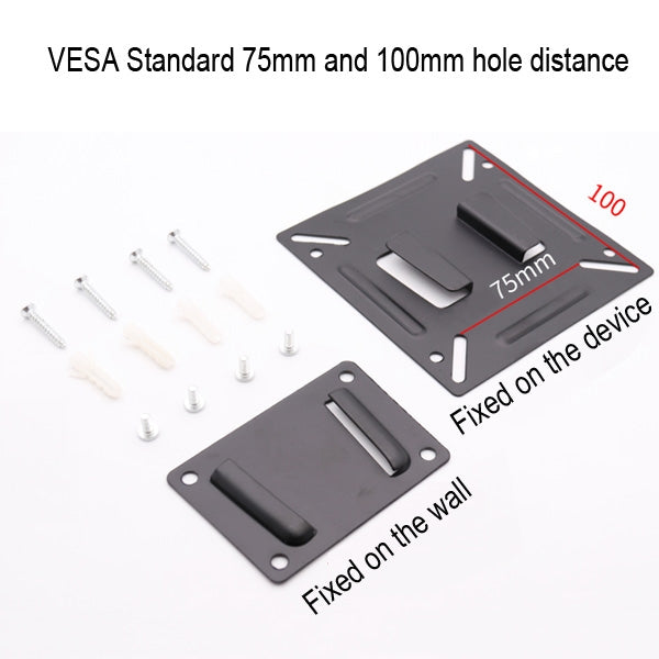 Universal Photo Frame Wall Mount Bracket, Support Below 18.5 inch LED LCD Flat Screen Monitor(Black)