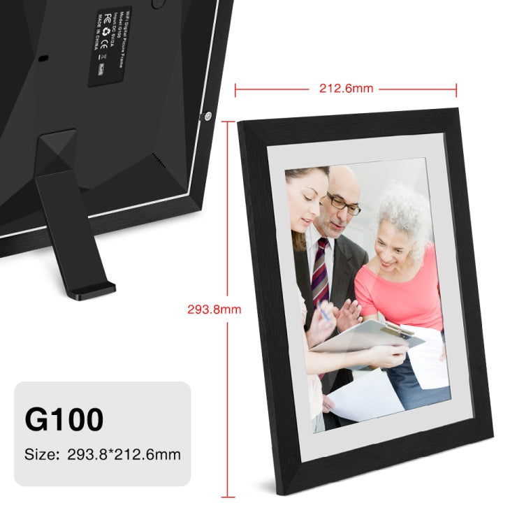 G100 10.1 inch LCD Screen WIFI Cloud Album Digital Photo Frame Electronic Photo Album with Touch Rotating Screen & Video Push