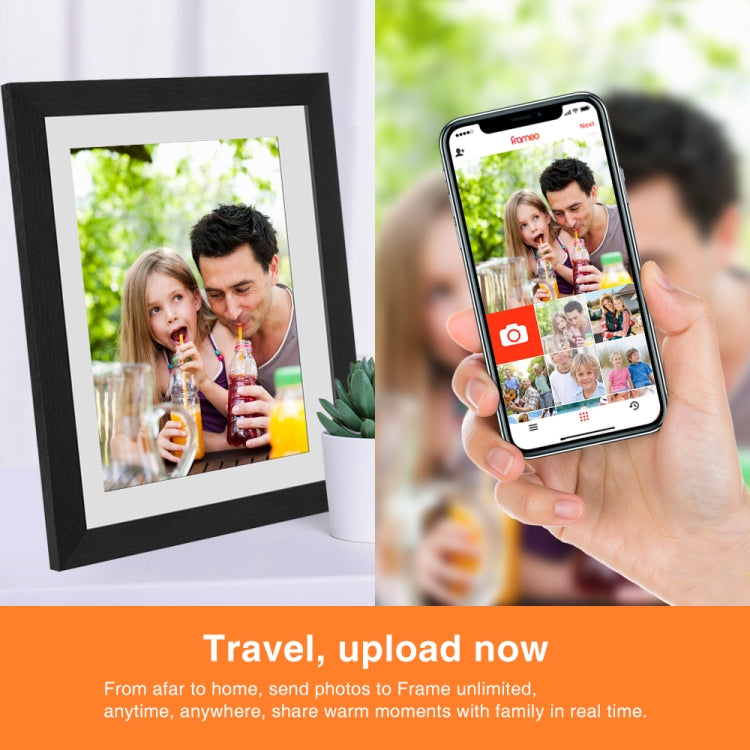 G100 10.1 inch LCD Screen WIFI Cloud Album Digital Photo Frame Electronic Photo Album with Touch Rotating Screen & Video Push
