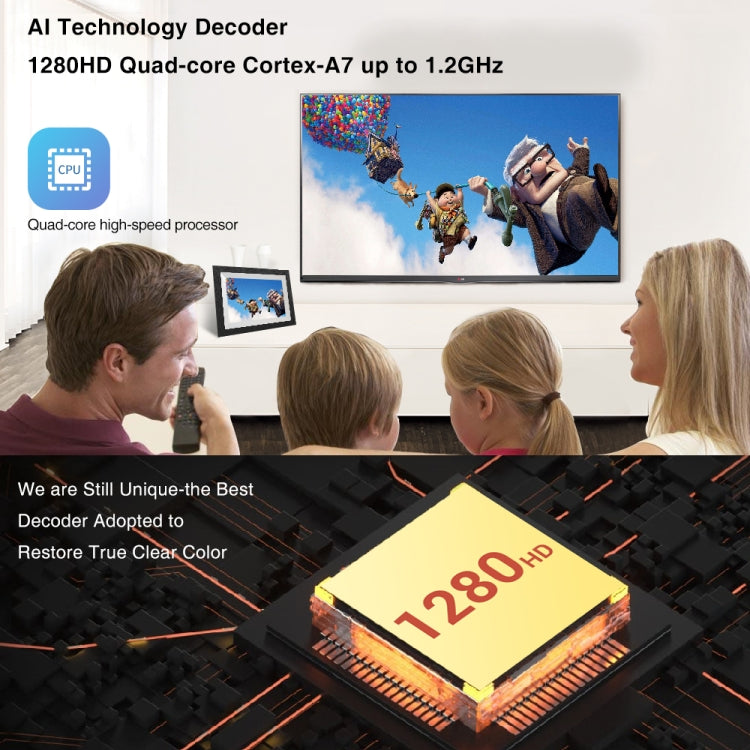 G100 10.1 inch LCD Screen WIFI Cloud Album Digital Photo Frame Electronic Photo Album with Touch Rotating Screen & Video Push