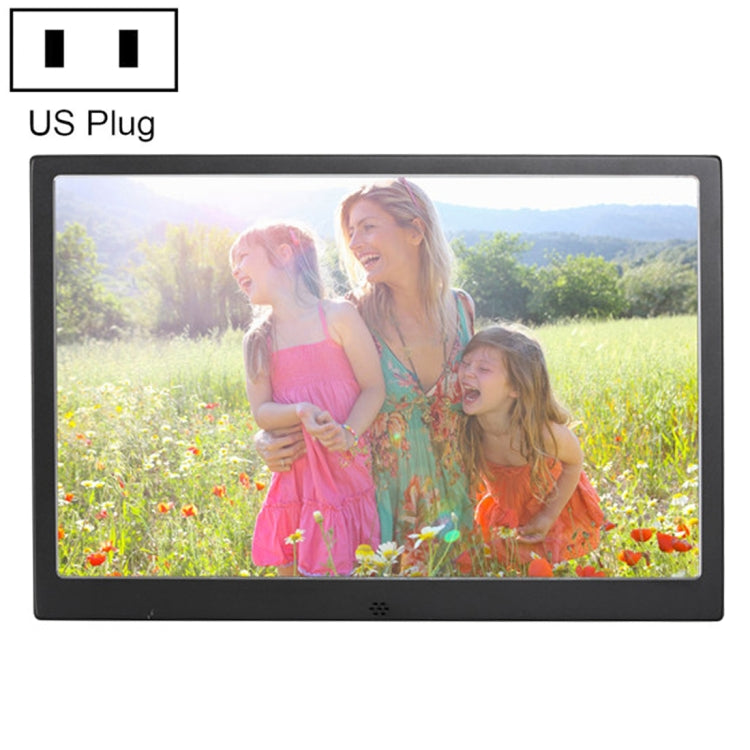 HSD1202 12.1 inch 1280x800 High Resolution Display Digital Photo Frame with Holder and Remote Control, Support SD / MMC / MS Card / USB Port,
